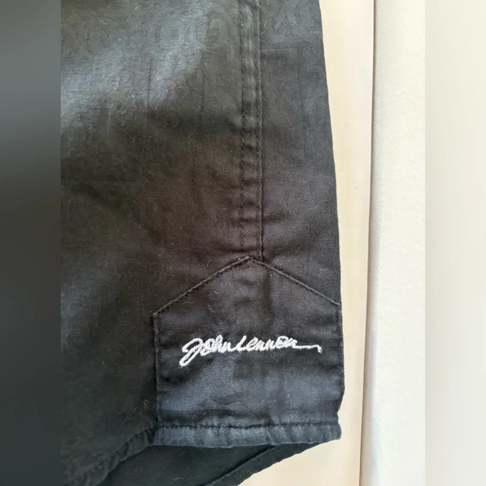 John Lennon Black Long Sleeve Dress Shirt – Size XL | Button-Down - Picture 5 of 10